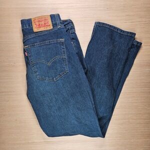 Levi's 514 Straight Leg Jeans Men 32x34 Fits 32x31 Blue Denim Waterless